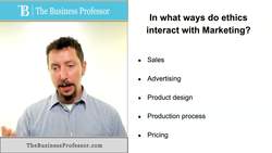How does Ethics Interact with Marketing Instructional Video