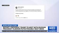 Kremlin says Trump to meet Putin soon as a White House deadline looms on Ukraine News Clip