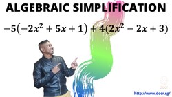Learn Algebraic Simplification the Easy Way! Instructional Video