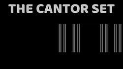 What happens at infinity? - The Cantor set Instructional Video