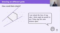 Draw shapes with given properties on a range of geometric grids Instructional Video