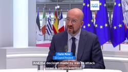 Exclusive: Michel hopes apparent Israeli attack on Iran will bring 'end' to escalation News Clip