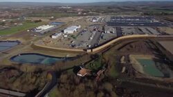 CLEAN : Construction continues on Brexit lorry park as deadline looms News Clip