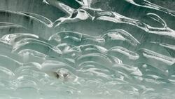 Go inside these spectacular, short-lived ice caves on a Swiss glacier News Clip