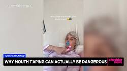 Today Explained: Doctors Concerned Over Mouth-Taping TikTok Trend News Clip