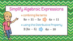 How to Simplify Algebraic Expressions | Grade 7 Math Instructional Video