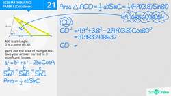 GCSE Secondary Maths Age 13-17 - Pythagoras & Trigonometry: Trigonometry - Advanced - Explained Instructional Video