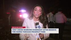 Over 100 first responders extinguish brushfire in Prospect Park News Clip