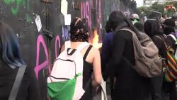 CLEAN : Pro-abortion rights activists protest in Mexico City News Clip