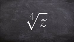How to rewrite the 4th root of a variable with a rational exponent Instructional Video