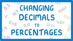 How to Convert Decimals to Percentages (Proportions part 4/6) #16 Instructional Video