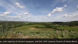 Italy, Tuscany - Medieval Moteriggioni Stock Footage