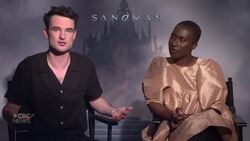 Sandman's Tom Sturridge and Vivienne Acheampong explain what makes Dream and Lucienne tick News Clip