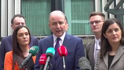 Fianna Fail leader Micheal Martin speaks on proposed governance plan News Clip