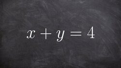 Graphing a linear equation in standard form using the intercept method Instructional Video