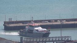 Suspected migrants brought into Dover News Clip