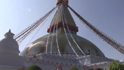 CLEAN : Nepal's biggest stupa turns to biodegradable prayer flags News Clip