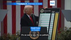 Trump unveils 10% tariff on all imports to US and higher rates for 'worst offenders' News Clip