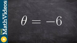 Graph negative radians in standard form Instructional Video