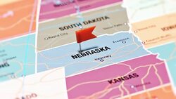 Nebraska from USA States Stock Footage