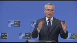 NATO chief pressed on more air defence for Ukraine News Clip