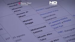 Italian journalists honour colleagues killed in Gaza conflict News Clip