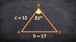Determine if ambiguous case is 1 or 2 or no triangle Instructional Video
