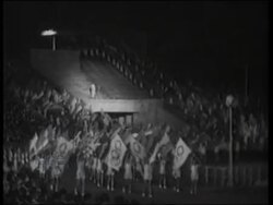 EDIT IMW996422 Closing Ceremony of the 1936 Summer Olympics in Berlin Stock Footage