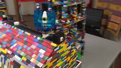 Check out this steam train built with 30,000 Lego blocks News Clip