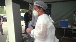 CLEAN : Brazilians queue for Covid-19 tests ahead of Christmas News Clip