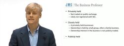 Closely-held vs Publicly-held Business Instructional Video