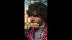 Anti-Gaza war protesters have called out Biden’s free speech comments News Clip