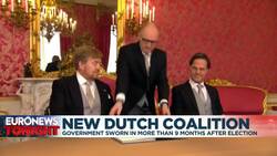 Women get parity as Dutch government sworn in after record delay News Clip