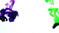 Abstract Colorful Color Spreading in Water Stock Footage