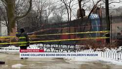 Crane collapses behind Brooklyn Children's Museum News Clip