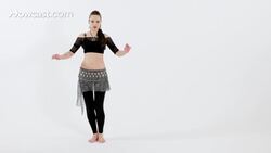 How to Do a Traveling Hip Lift in Belly Dancing Instructional Video