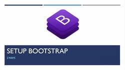 The Complete Bootstrap Beginners Course with 100+ examples - Set Up Bootstrap Instructional Video