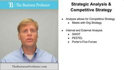 Strategic Analysis and Developing a Competitive Strategy Instructional Video