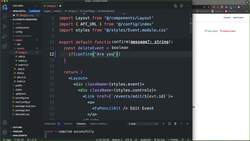 Next.js from Development to Deployment - Delete Events Instructional Video