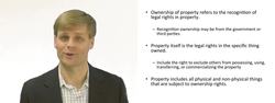 Ownership in the Context of Property Rights Instructional Video