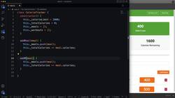 Modern JavaScript from the Beginning - Second Edition - Base Tracker, Meal, and Workout Class Instructional Video