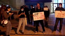 CLEAN : Israelis protest against the shooting of a disabled Palestinian in Jerusalem News Clip