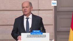 Macron and Scholz call for a united Europe in face of Trump's tariff threats Instructional Video
