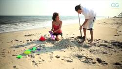 How To Build A Ball Roll Sandcastle - Master Anything With Monica Instructional Video