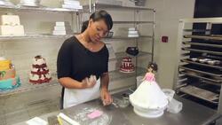 Make Fondant Flowers & Earrings for a Princess Doll Cake Instructional Video