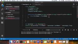 TypeScript for Beginners - Adding a Constructor Instructional Video
