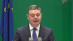Paschal Donohoe and Michael McGrath defend the overspend at the National Children's Hospital News Clip