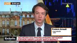 Tag Heuer CEO Sees Luxury Goods Boom From Travel Decline News Clip