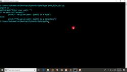 Complete Python Scripting for Automation - Practice: Read a path and check if given path is a file or a directory Instructional Video
