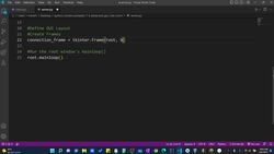 The Art of Doing - Python Network Applications with Sockets - Advanced GUI Chat Room Part 2 - Building the Server Layout Instructional Video